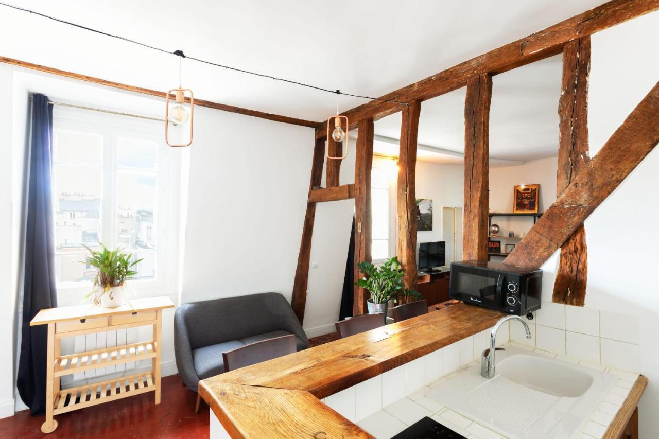 Montorgueil Area Paris Center City Apartment Exterior photo
